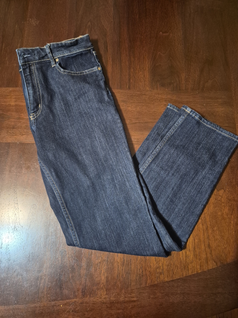 H&M Women's Indigo Straight-Leg Jeans